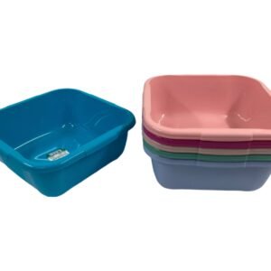 Colorful Squared Bowl; 15 lt