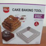 Square Shaped Rings for Cake