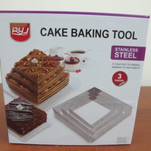 Square Shaped Rings for Cake