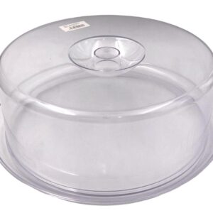 Large Polycarbonate Cake Holder with Cover 32 cm x 13 cm