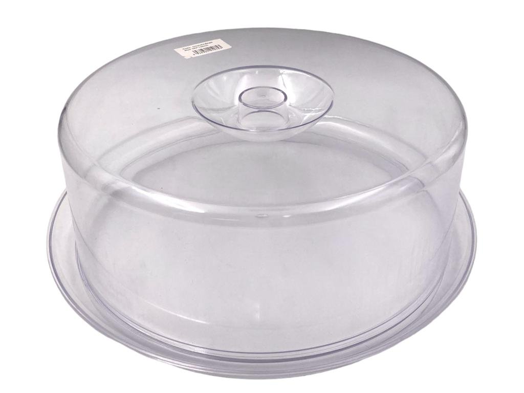 fce91f4f9a0f2d24304c39f4a3b36676.jpg Large Polycarbonate Cake Holder with Cover 32 cm x 13 cm