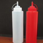 Sauce plastic bottle with cover 1L