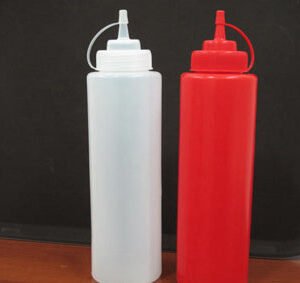 Sauce plastic bottle with cover 1L