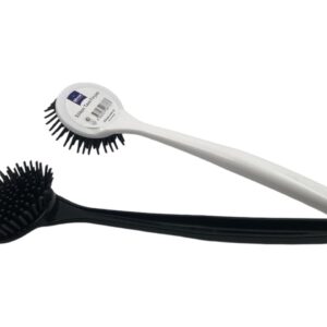 Round Silicone Pan and Dish Brush