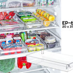 Clear Fridge Organizer 37 x 20 x 5 cm