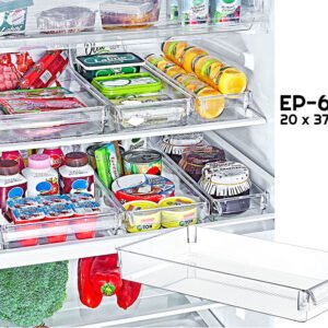 Clear Fridge Organizer 37 x 20 x 5 cm