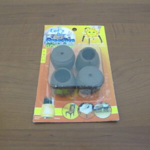 4 Medium Rubber Leg Tip X2