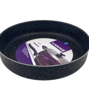 Black Granite Nouval Round Oven Tray 32 cm