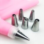 6 Stainless Icing Bag Decoration Tips