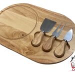 3 pcs Cheese Serving Utensils with Board