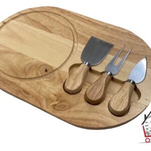 3 pcs Cheese Serving Utensils with Board
