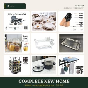 Complete New Home — 36 pieces, free delivery in Lebanon
